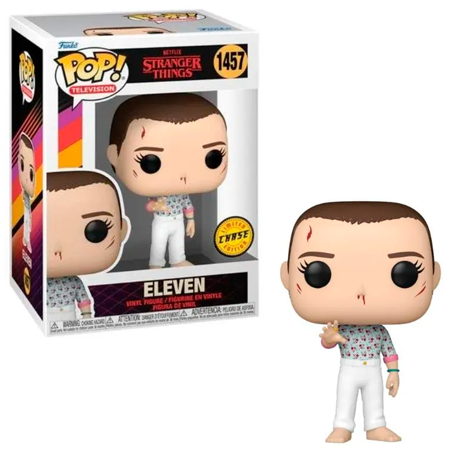FUNKO POP! STRANGER THINGS - ELEVEN #1457 CHASE EDITION - 1