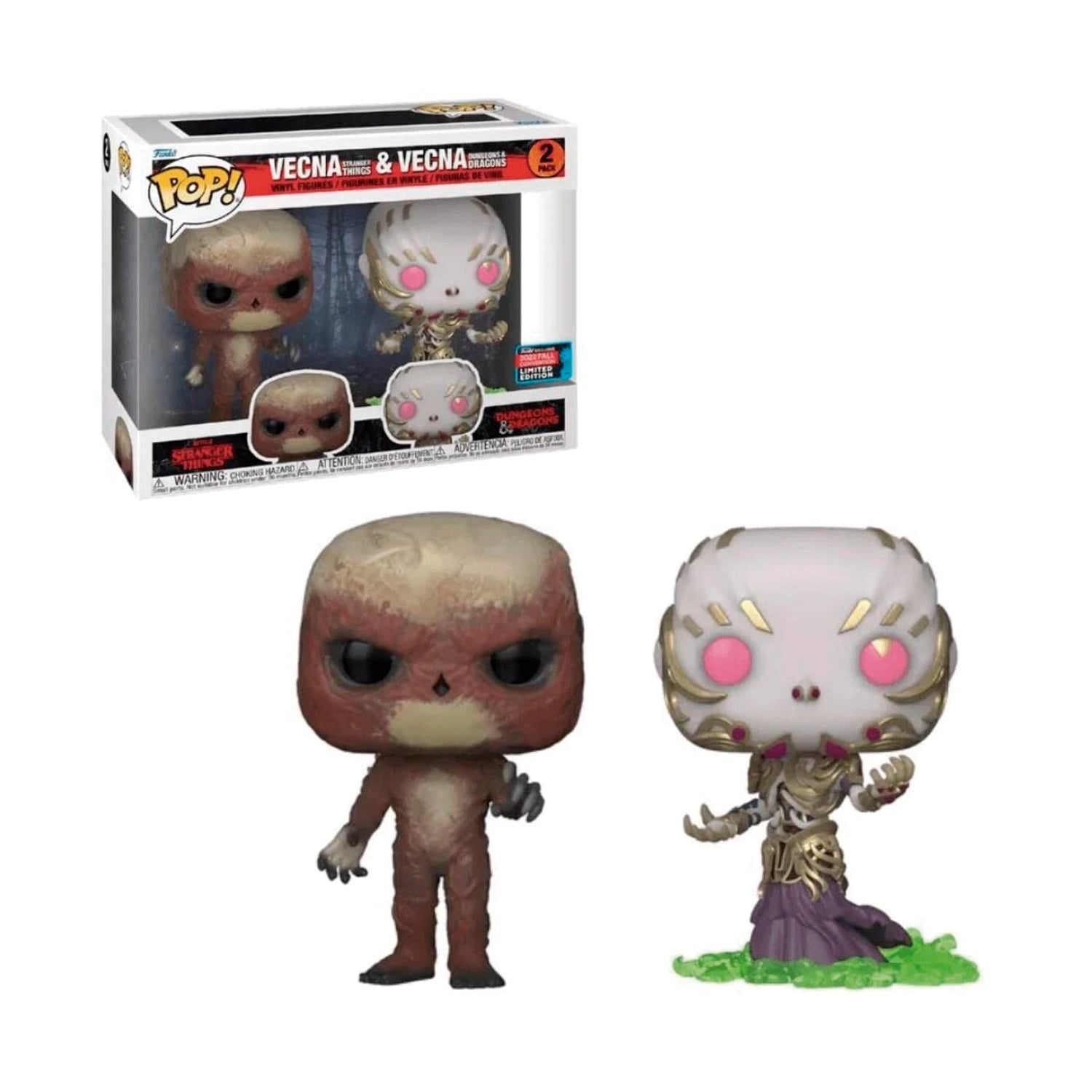 FUNKO POP! VECNA STRANGER THINGS DUNGEONS Y DRAGONS 2-PACK 2022 FALL CON. LE - 1