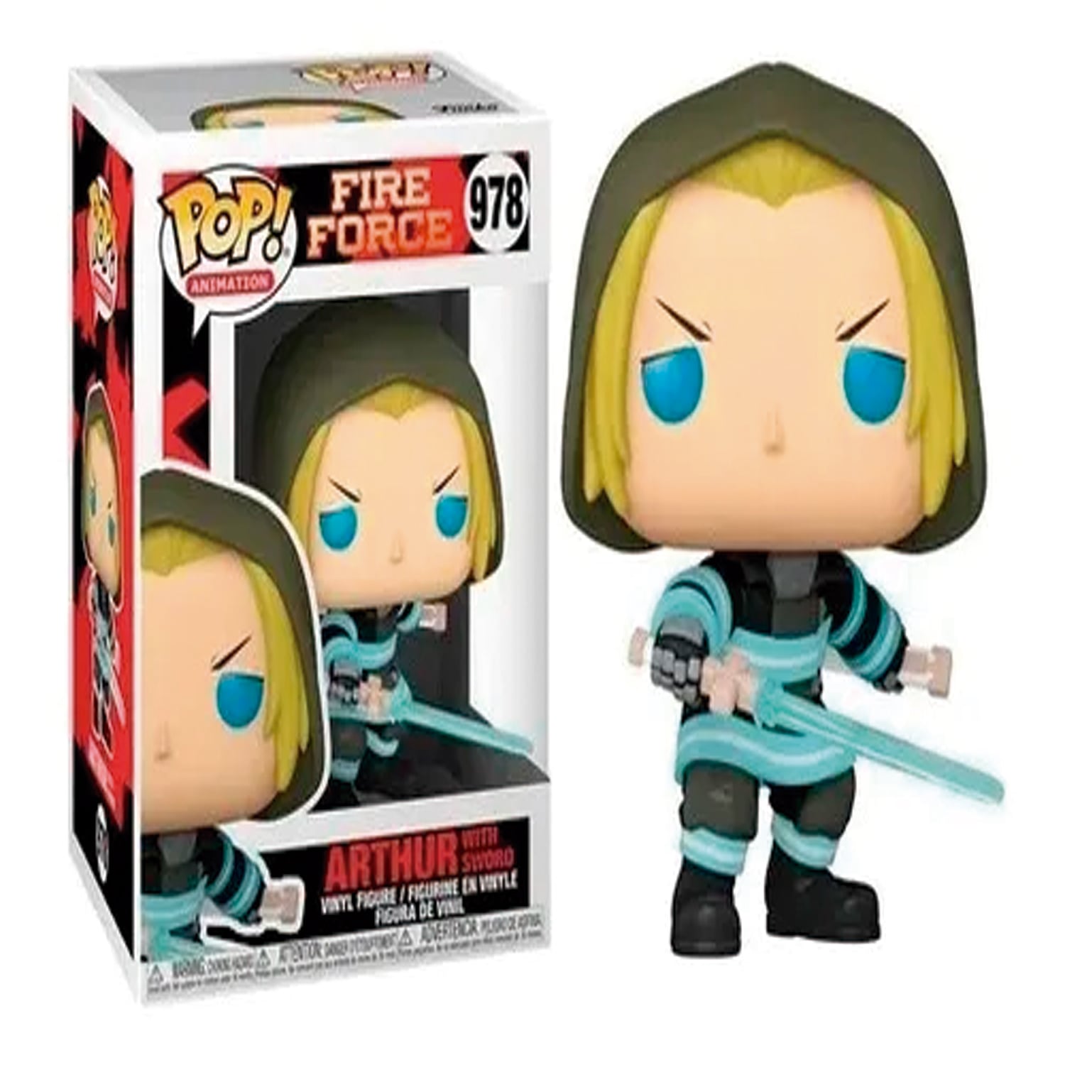 FUNKO POP ANIMATION: FIRE FORCE - ARTHUR WITH SWORD #978 - 1