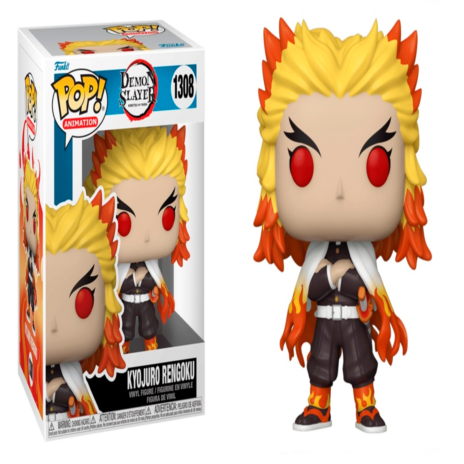FUNKO POP DEMON SLAYER: KIMETSU NO YAIBA KYOJURO RENGOKU #1308 - 1