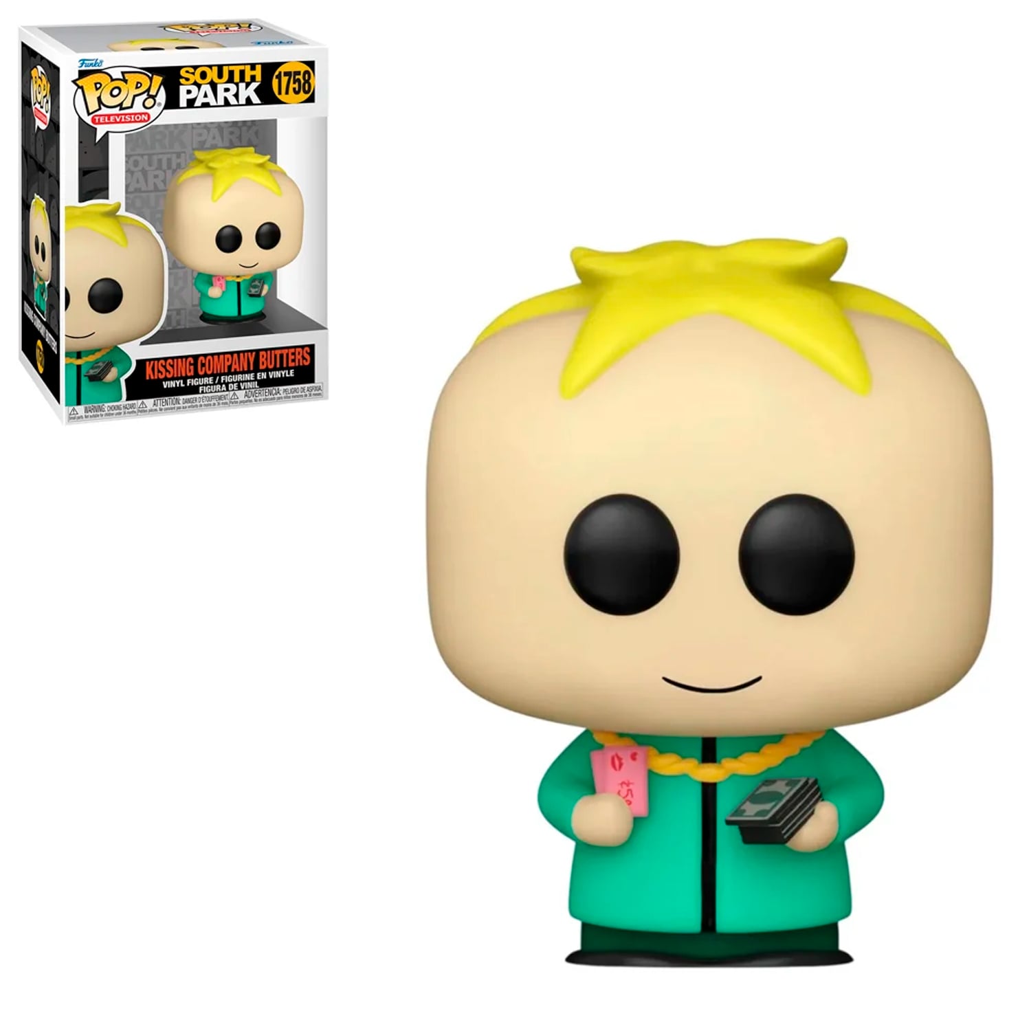 FUNKO POP! VINYL FIGURE SOUTH PARK KISSING COMPANY BUTTERS #1758 - 1