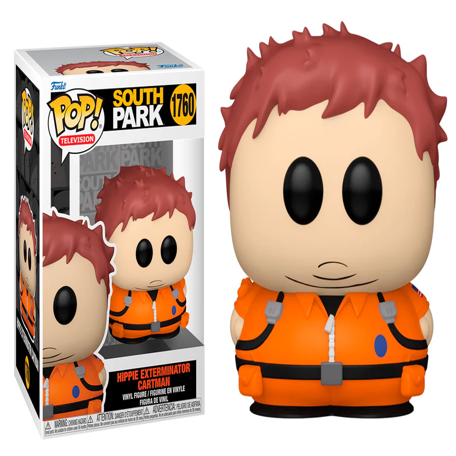 FUNKO POP! VINYL FIGURE SOUTH PARK HIPPIE EXTERMINATOR CARTMAN #1760 - 1