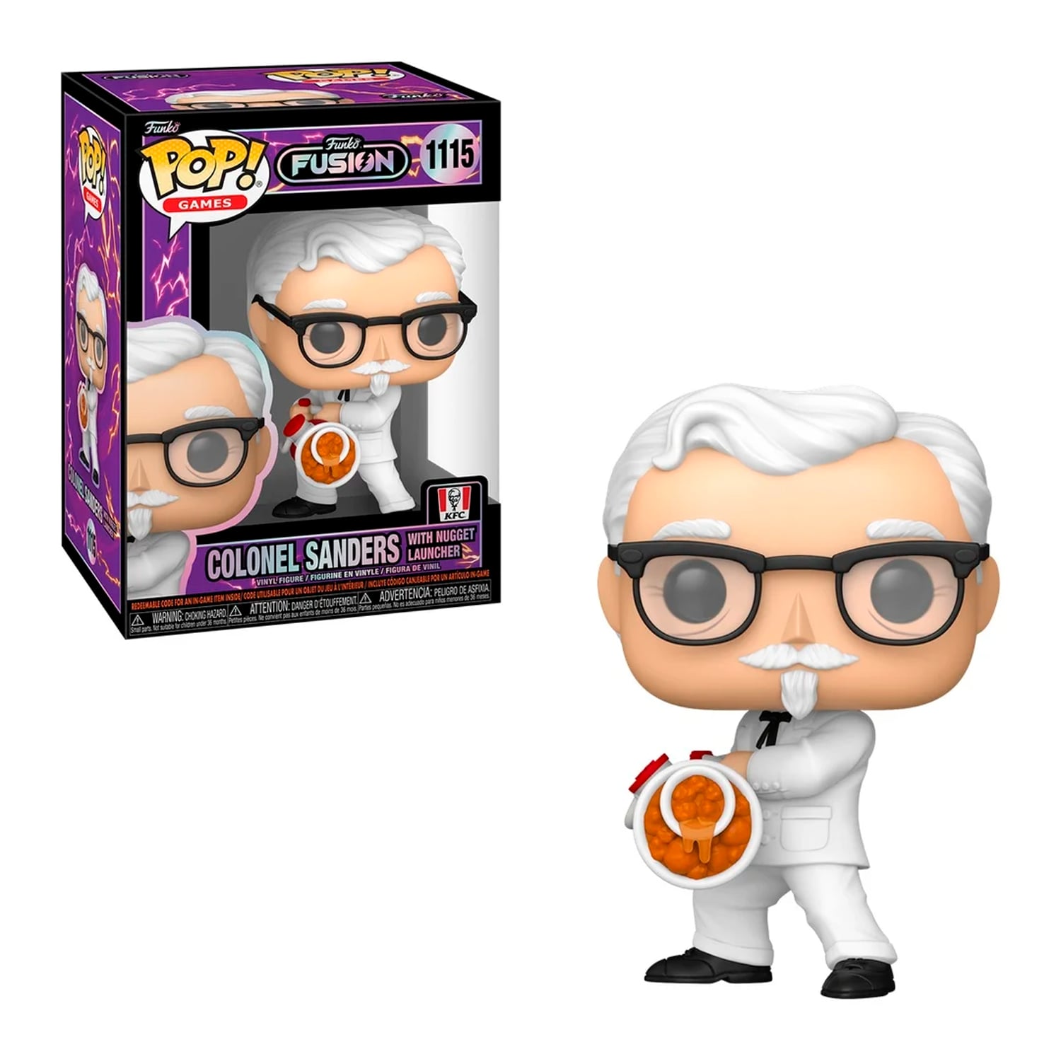 FUNKO POP! FUNKO FUSION COLONEL SANDERS WITH NUGGET LAUNCHER #1115 - 1