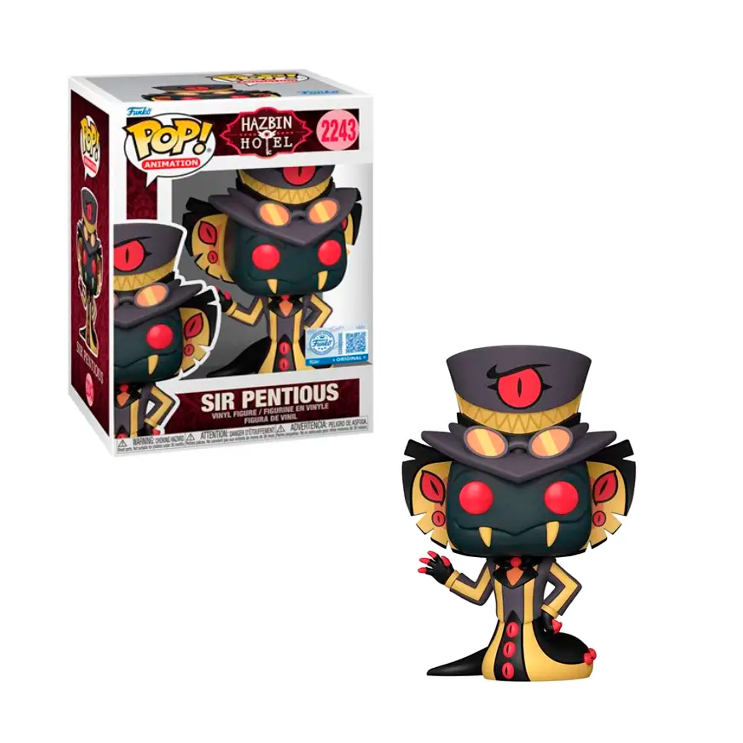 FUNKO POP! HAZBIN HOTEL SIR PENTIOUS #2243 - EXCLUSIVE - 1