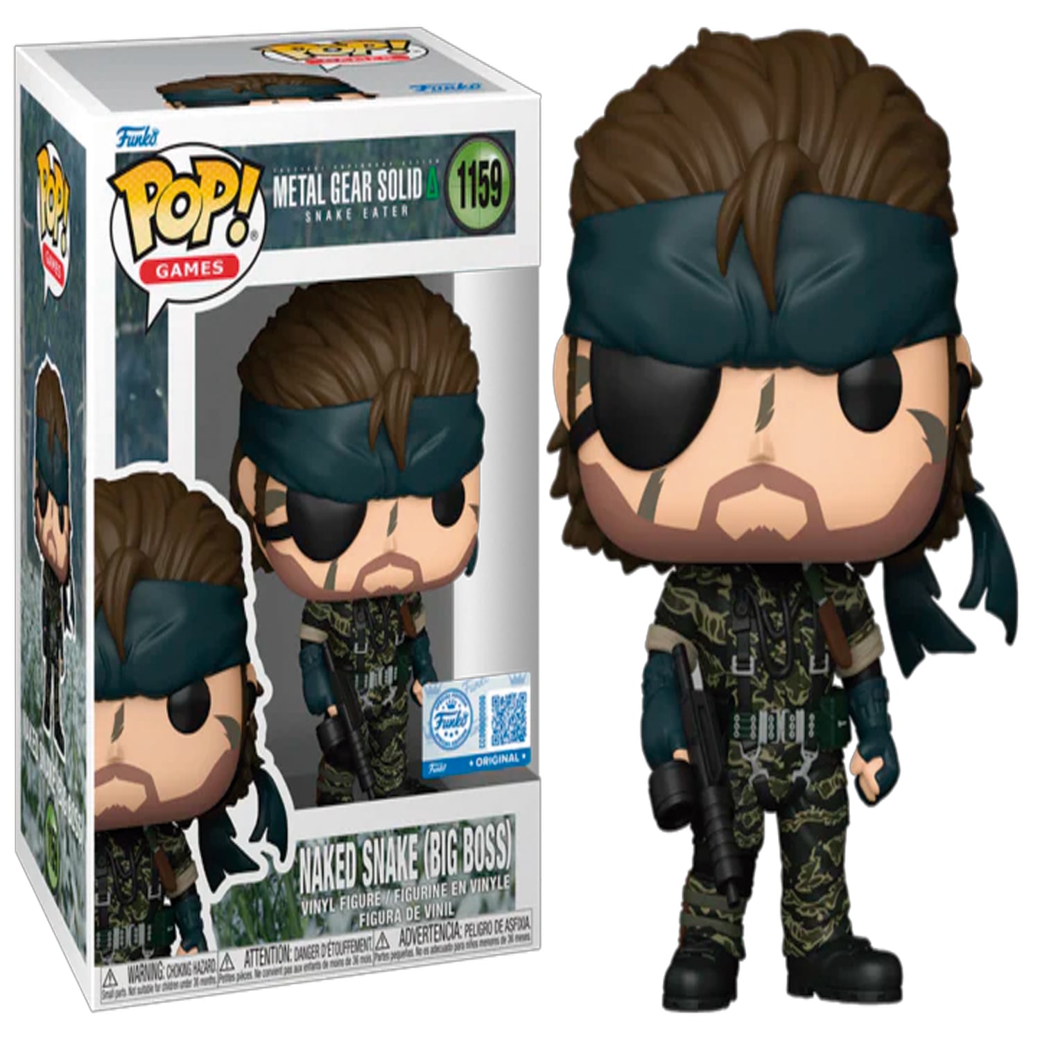 FUNKO POP! NAKED SNAKE BIG BOSS #1159 EXCLUSIVE - 1
