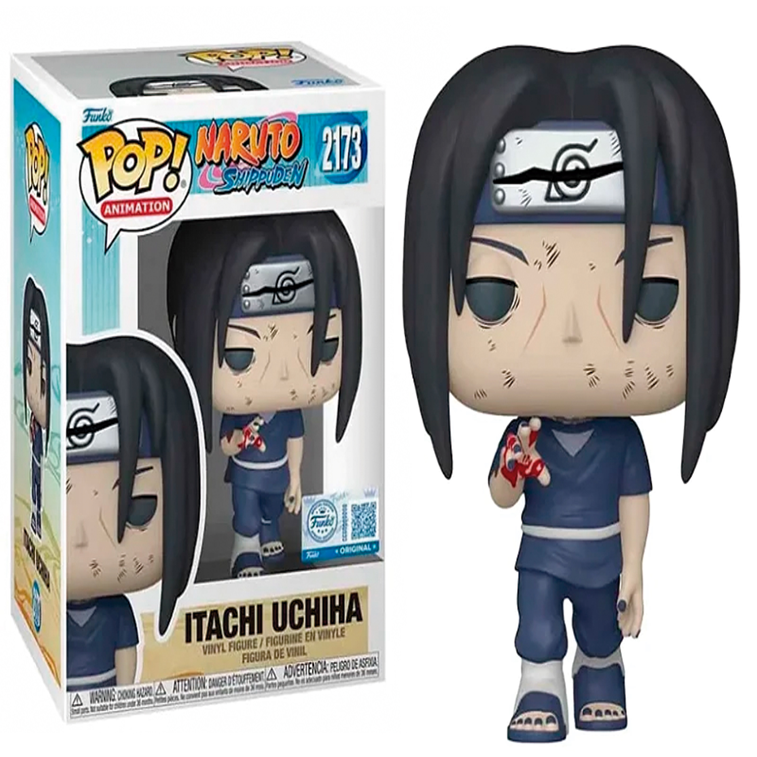 FUNKO POP! NARUTO - ITACHI UCHIHA #2173 - GAMESTOP (EXCLUSIVE) - 1