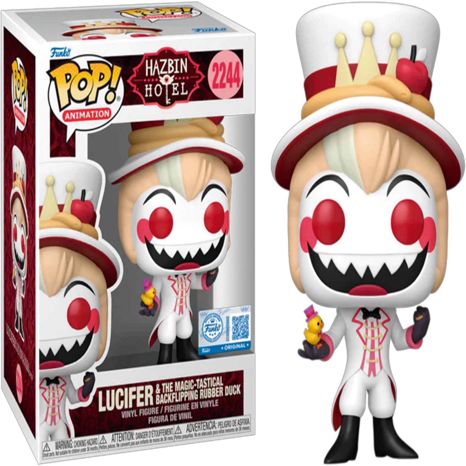 FUNKO POP! HAZBIN HOTEL: LUCIFER #2244 - HOT TOPIC EXCLUSIVE - 1