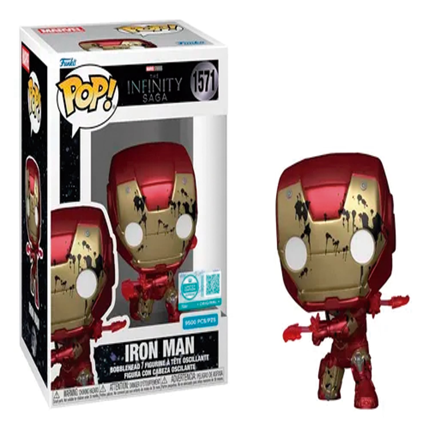 FUNKO POP! VINYL FIGURE AVENGERS: THE INFINITY SAGA IRON MAN MARK 6 #1571 - ENTERTAINMENT EARTH EXCLUSIVE - 1
