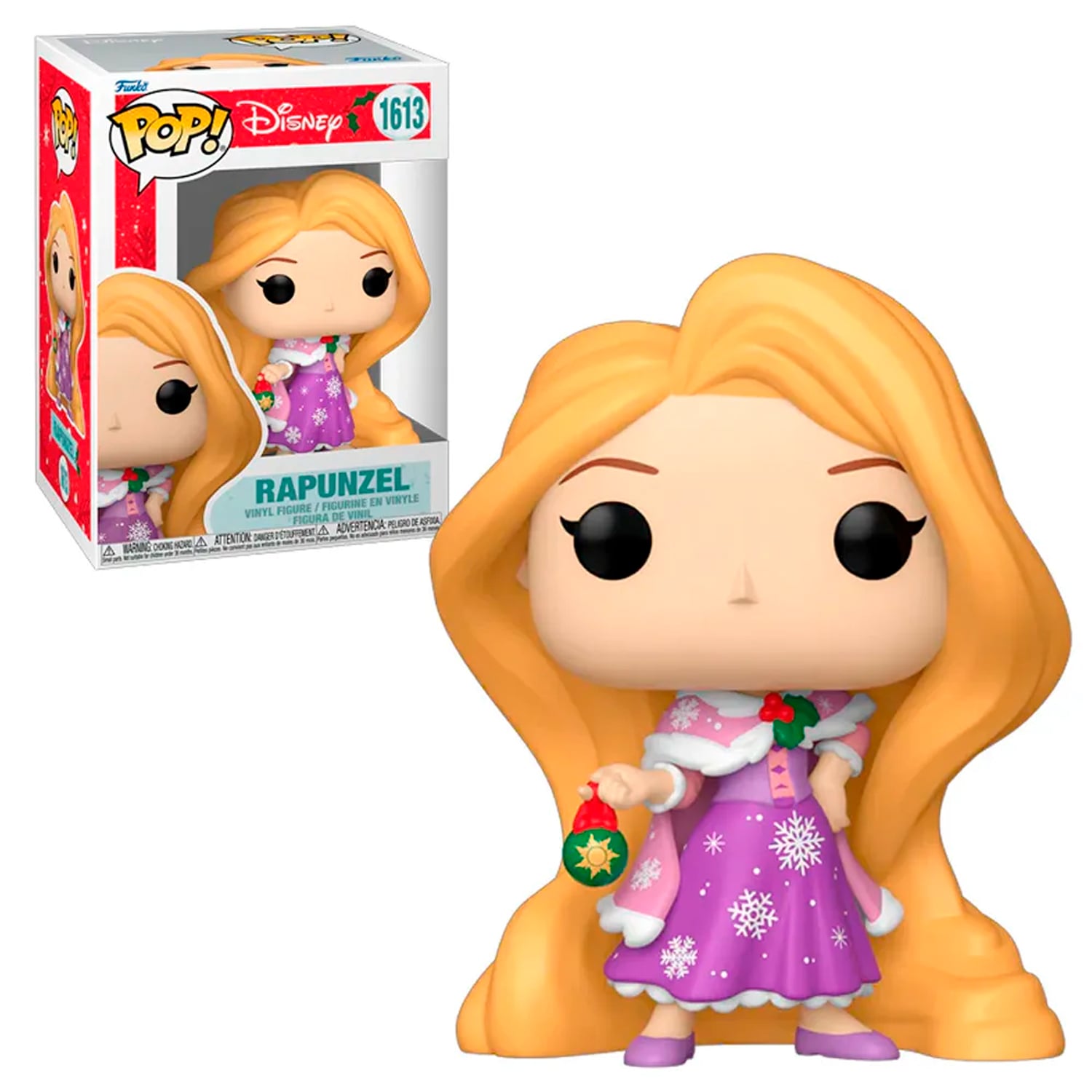 FUNKO POP! VINYL FIGURE DISNEY PRINCESS HOLIDAY RAPUNZEL #1613 - 1