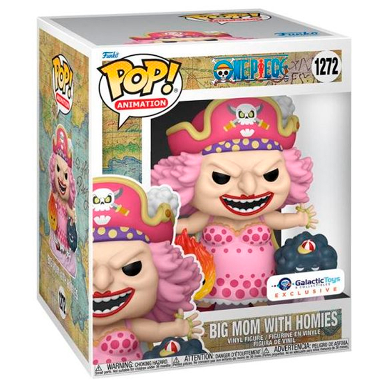 FUNKO POP! SUPER: ONE PIECE - BIG MOM W/HOMIES GALACTIC TOYS EXCLUSIVE - 1
