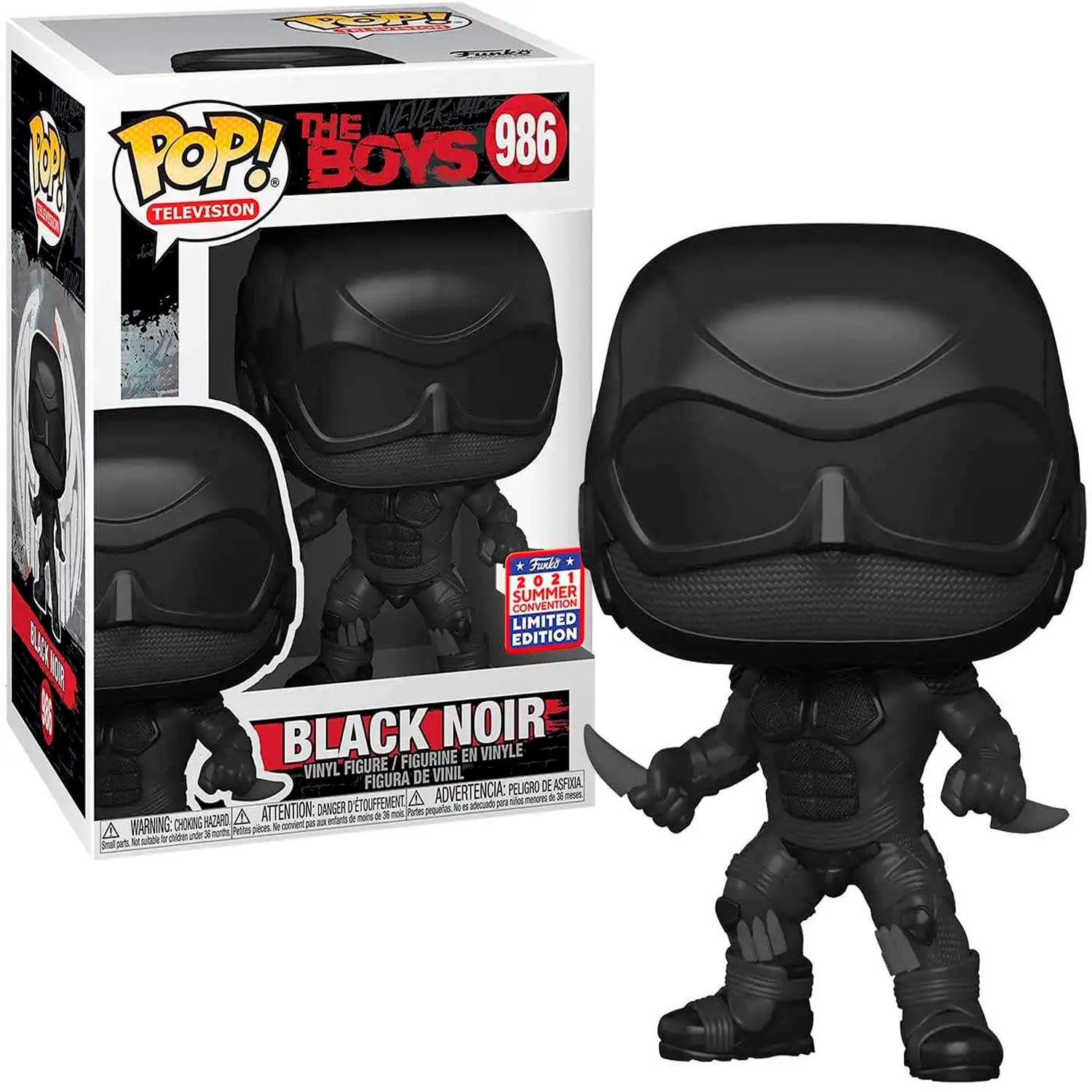 FUNKO POP! VINYL: BLACK NOIR - AMAZON SAN DIEGO COMIC CON (EXCLUSIVE) #986 - 1