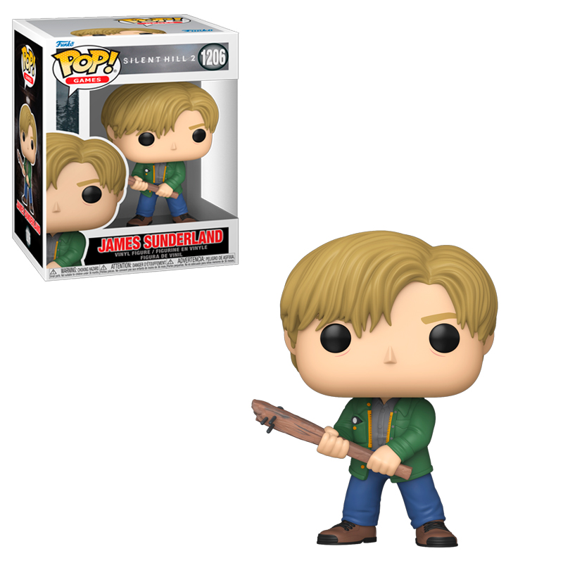 FUNKO POP! VINYL FIGURE SILENT HILL 2 JAMES SUNDERLAND #1206 - 1