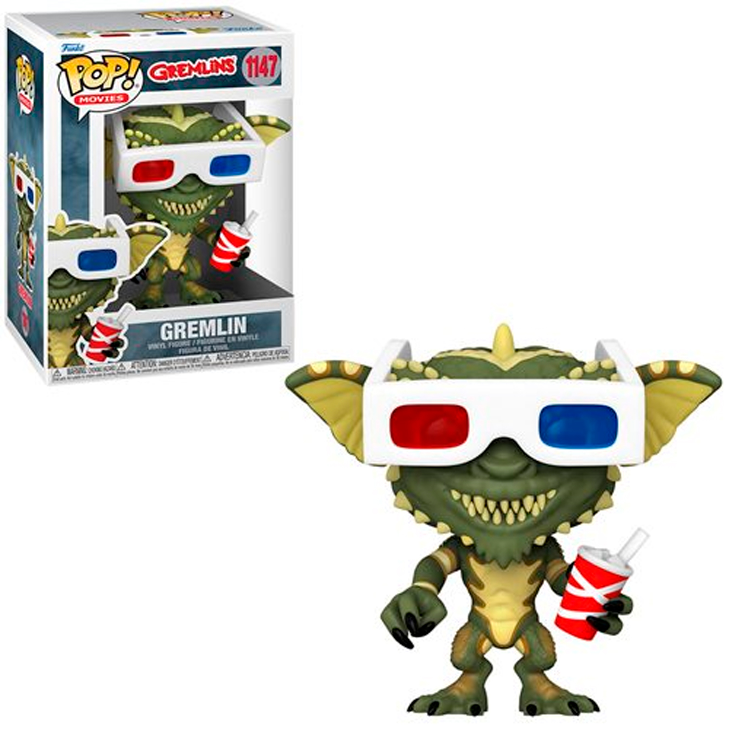 FUNKO POP! VINYL FIGURE GREMLINS STRIPE WITH 3D GLASSES #1147 - 1