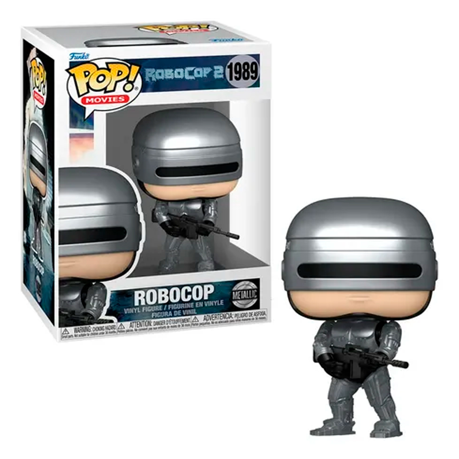 FUNKO POP! VINYL FIGURE ROBOCOP 2 METALLIC #1989 - 1