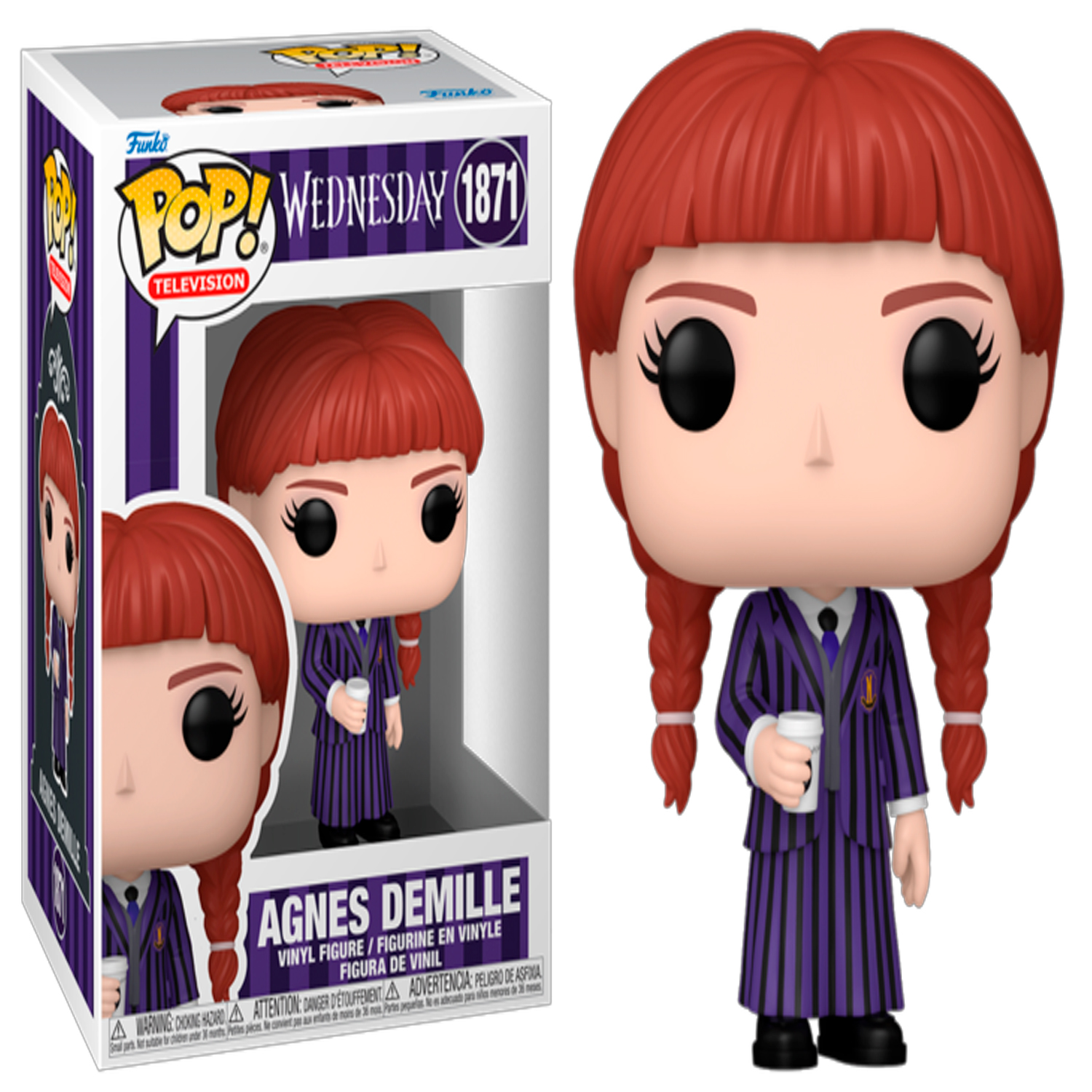 FUNKO POP! VINYL FIGURE WEDNESDAY SEASON 2 PART 2 AGNES DEMILLE #1871 - 1