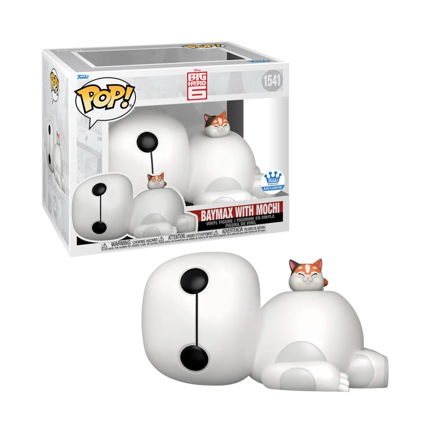 FUNKO POP! BIG HERO 6 BAYMAX WITH MOCHI #1541 - FUNKO EXCLUSIVE - 1