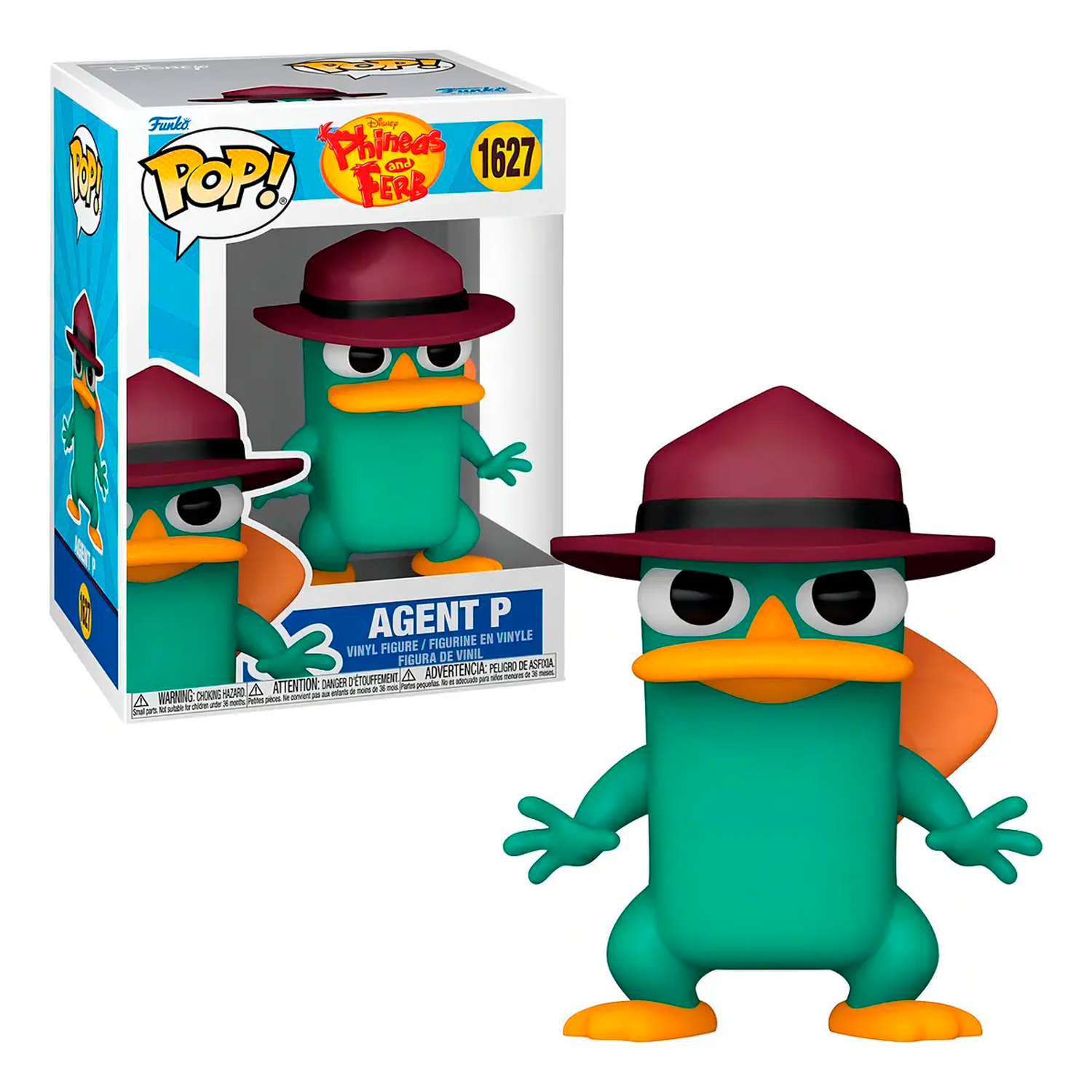 FUNKO POP! VINYL FIGURE PHINEAS AND FERB AGENT P  #1627 - 1