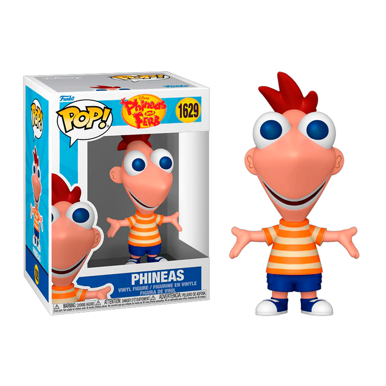 FUNKO POP! VINYL FIGURE PHINEAS AND FERB PHINEAS #1629 - 1