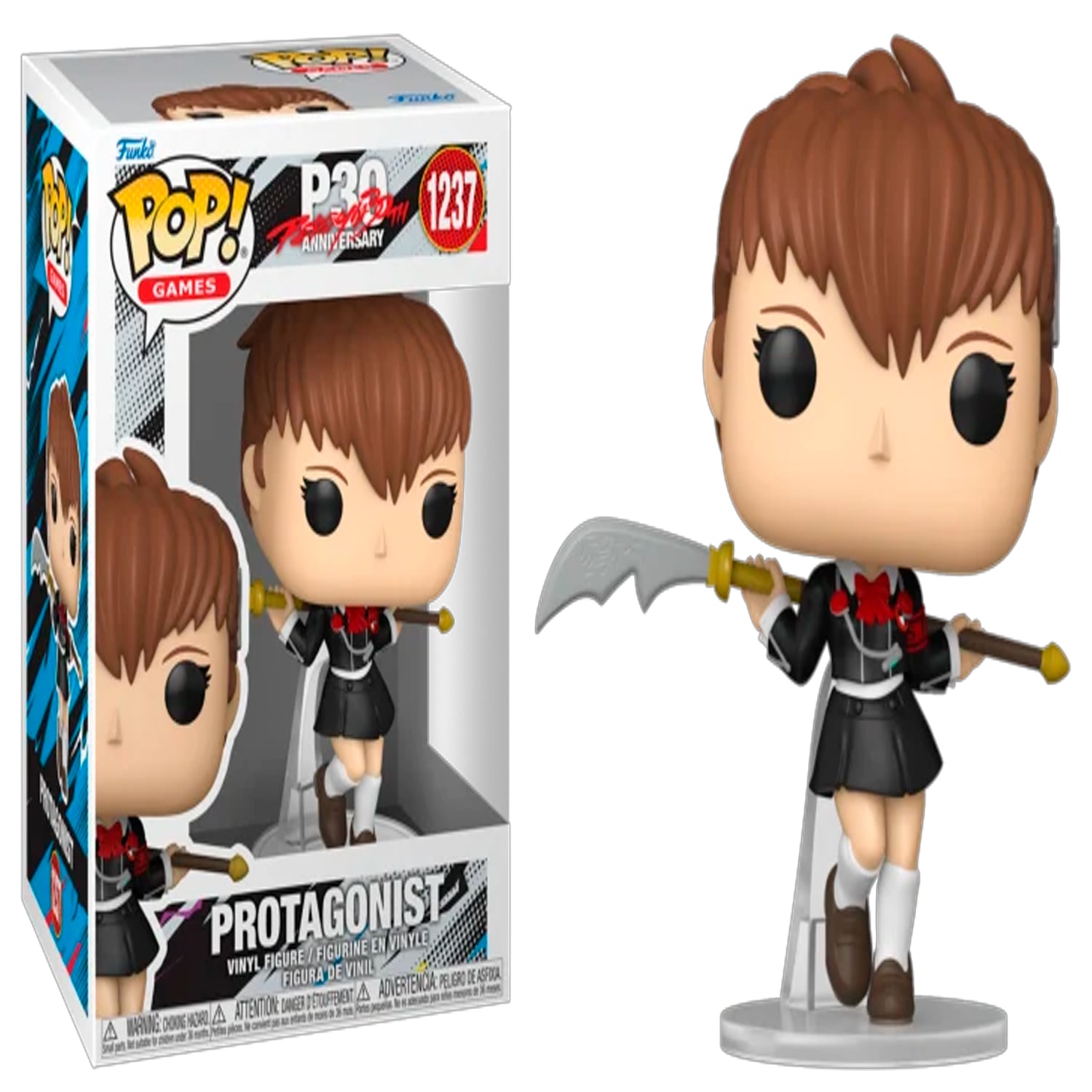 FUNKO POP! VINYL FIGURE PERSONA 30TH ANNIVERSARY PERSONA 3 FEMALE PROTAGONIST #1237 - 1
