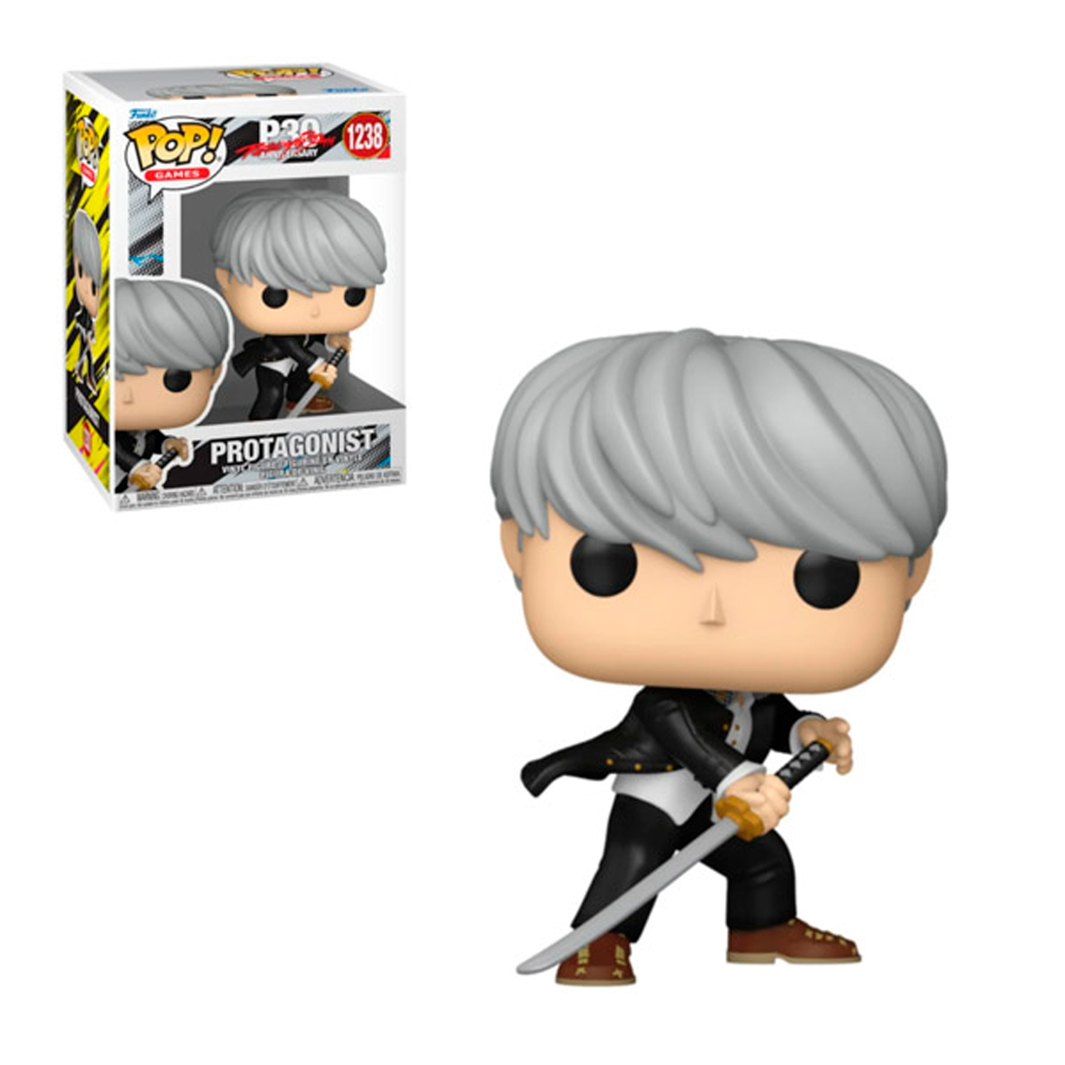 FUNKO POP! VINYL FIGURE PERSONA 30TH ANNIVERSARY PERSONA 4 GOLDEN PROTAGONIST  #1238 - 1