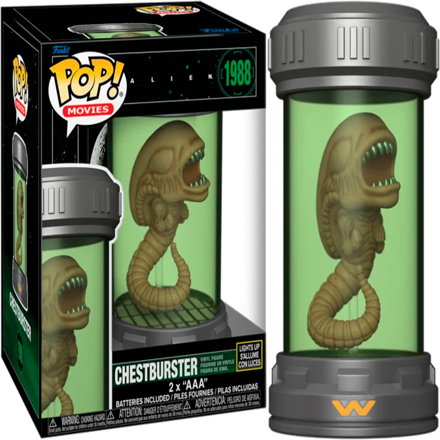 FUNKO POP! VINYL FIGUR ALIEN XENOMORPH PREMIUM SFX LIGHT-UP E #1988 - 1