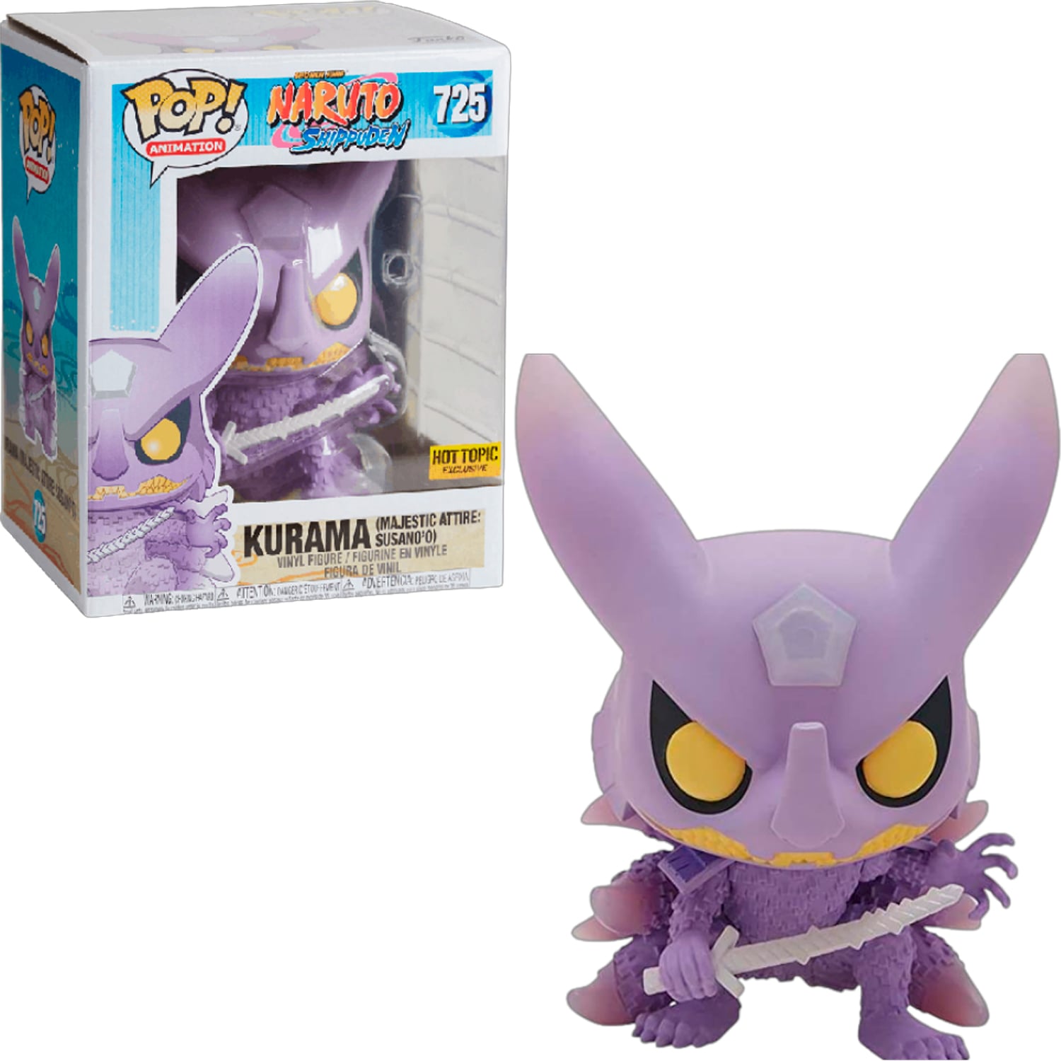 FUNKO POP: NARUTO - KURAMA (MAJESTIC ATTIRE: SUSANO'O) #725 HOT TOPIC EXCLUSIVE - 1