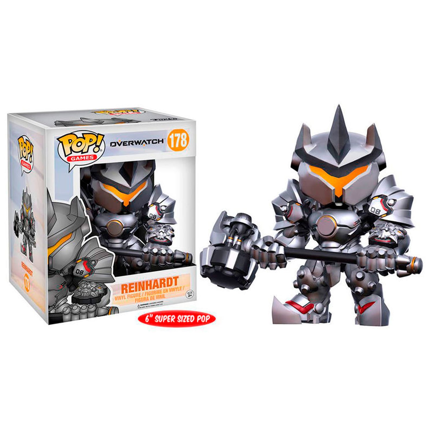 FUNKO POP! GAMES: OVERWATCH REINHARDT #178 - 1