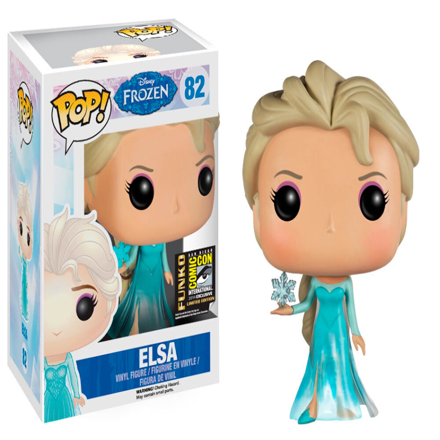 FUNKO POP! DISNEY FROZEN ELSA #82- SAN DIEGO COMIC CON (EXCLUSIVE) - 1
