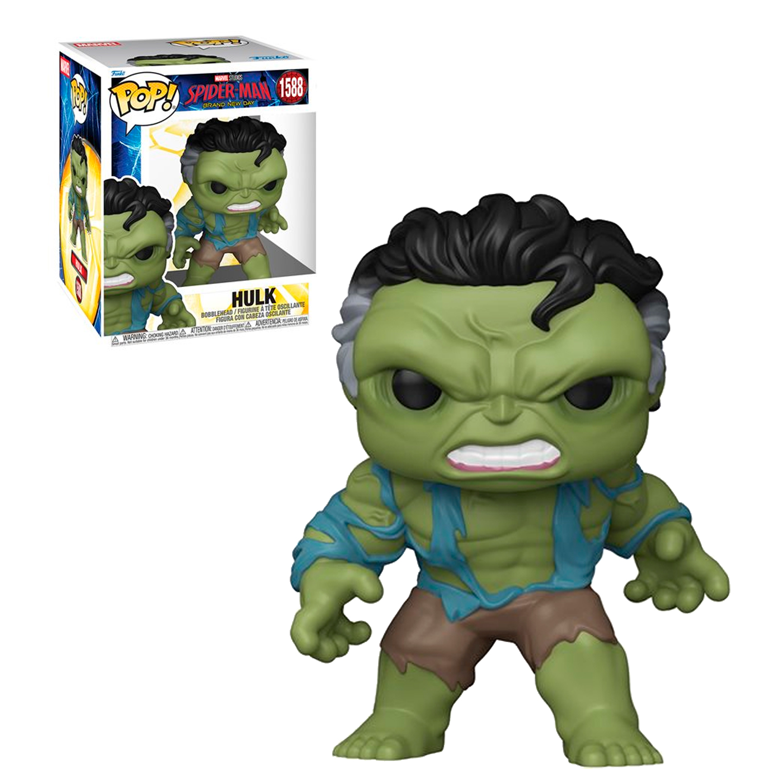 FUNKO POP! VINYL FIGURE SPIDER-MAN: BRAND NEW DAY HULK SUPER 6-INCH #1588 - 1