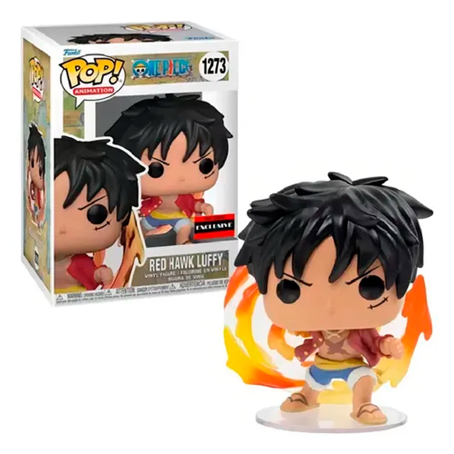 FUNKO POP! ONE PIECE LUFFY RED HAWK #1273 - AAA ANIME EXCLUSIVE - 1
