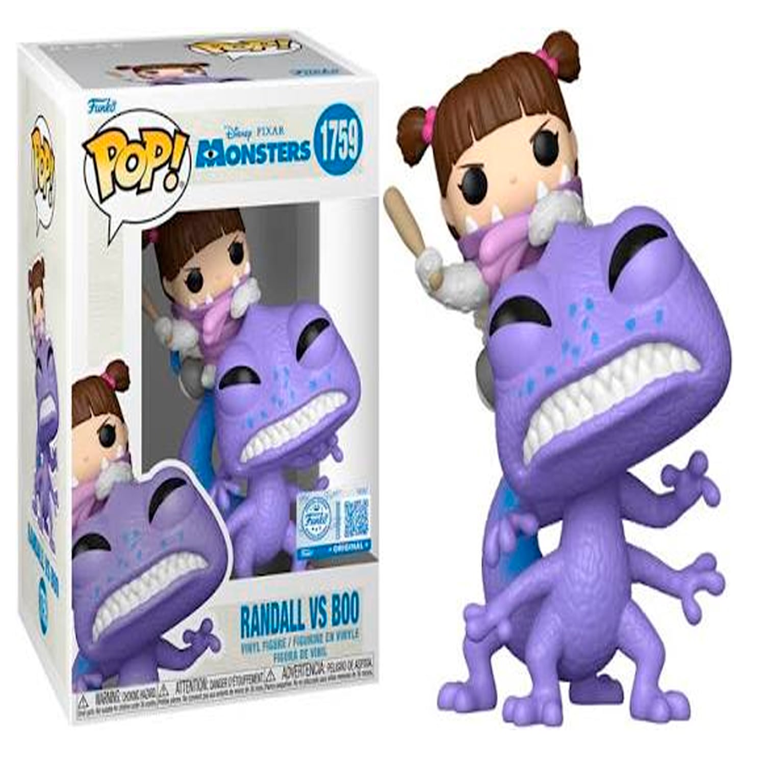 FUNKO POP! VINYL FIGURE MONSTERS INC. RANDALL VS BOO #1759 - SPECIALTY - 1