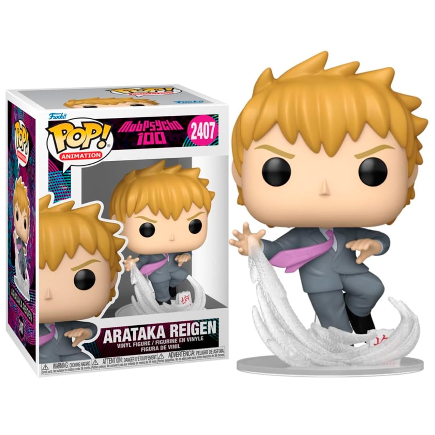 FUNKO POP! VINYL FIGURE MOB PSYCHO 100 ARATAKA REIGEN #2407 - 1