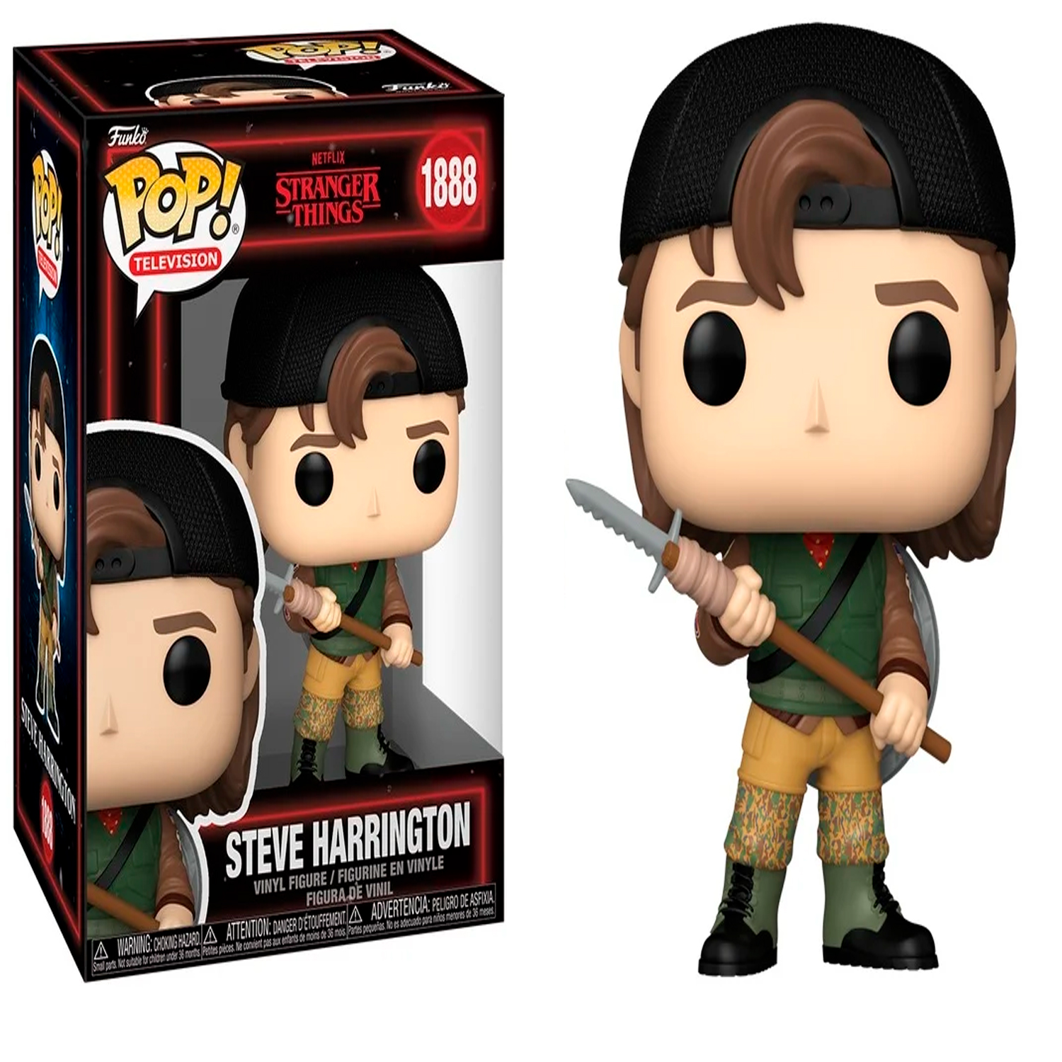 FUNKO POP! VINYL FIGURESTRANGER THINGS SEASON 5 STEVE HARRINGTON (W4) #1888 - 1