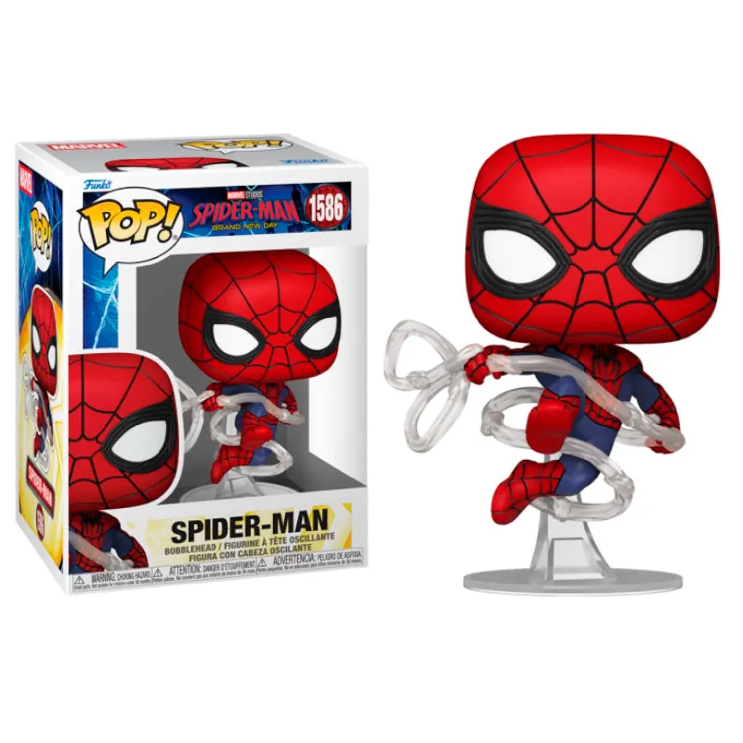 FUNKO POP! VINYL FIGURE SPIDER-MAN: BRAND NEW DAY SPIDER-MAN SWINGING  #1586 - 1