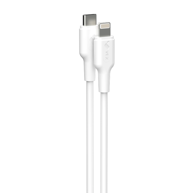 CABLE CARGA RÁPIDA 2.4A 100W TIPO C A LIGHTNING 1 METRO - 1