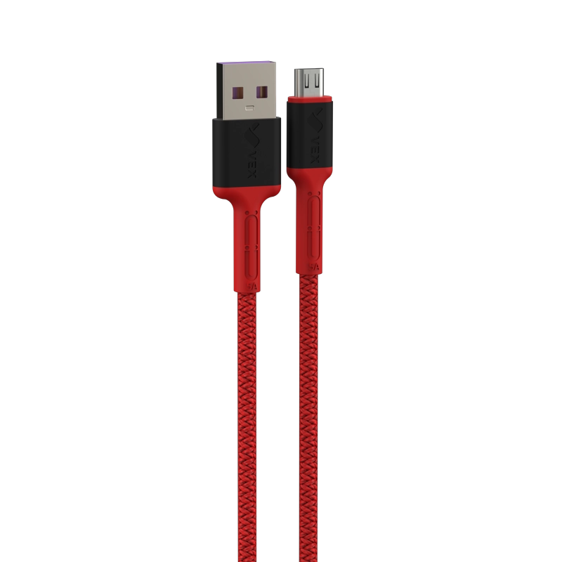 CABLE CARGA RÁPIDA 5A 66W USB A MICRO/V8 2 METROS REFORZADO - 1