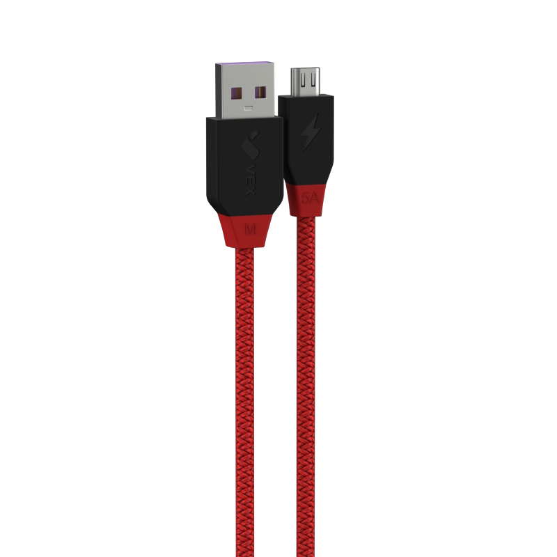 CABLE CARGA RÁPIDA 5A 66W USB A MICRO/V8 3 METROS - 1