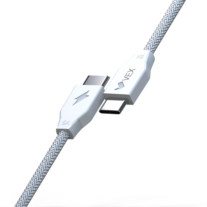 CABLE CARGA SUPER RÁPIDA 5A 100W TIPO C A TIPO C 1 METRO - 1