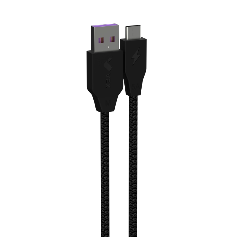CABLE CARGA RÁPIDA 5A 66W USB A TIPO C 3 METROS - 1