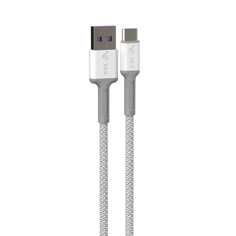 CABLE CARGA RÁPIDA 5A 66W USB A TIPO C 2 METROS REFORZADO - 1