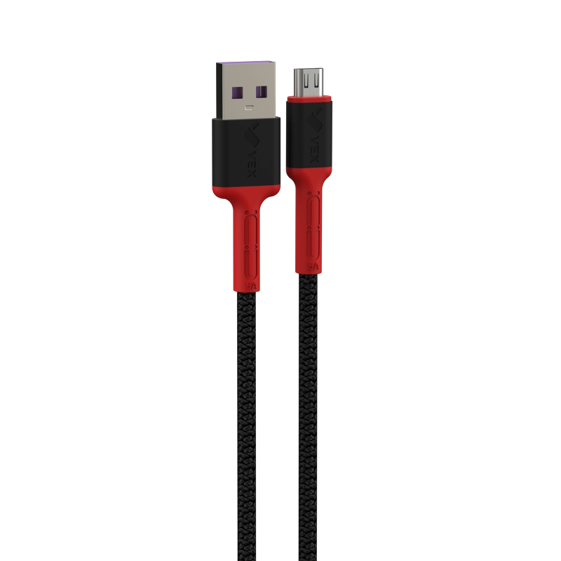 CABLE CARGA RÁPIDA 5A 66W USB A MICRO/V8 3 METROS REFORZADO - 1