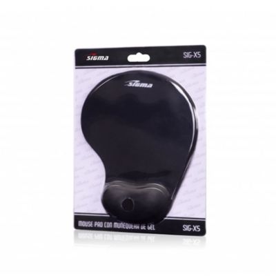 PAD MOUSE SIGMA X5 ALMOHADILLA GEL NEGRO - 4
