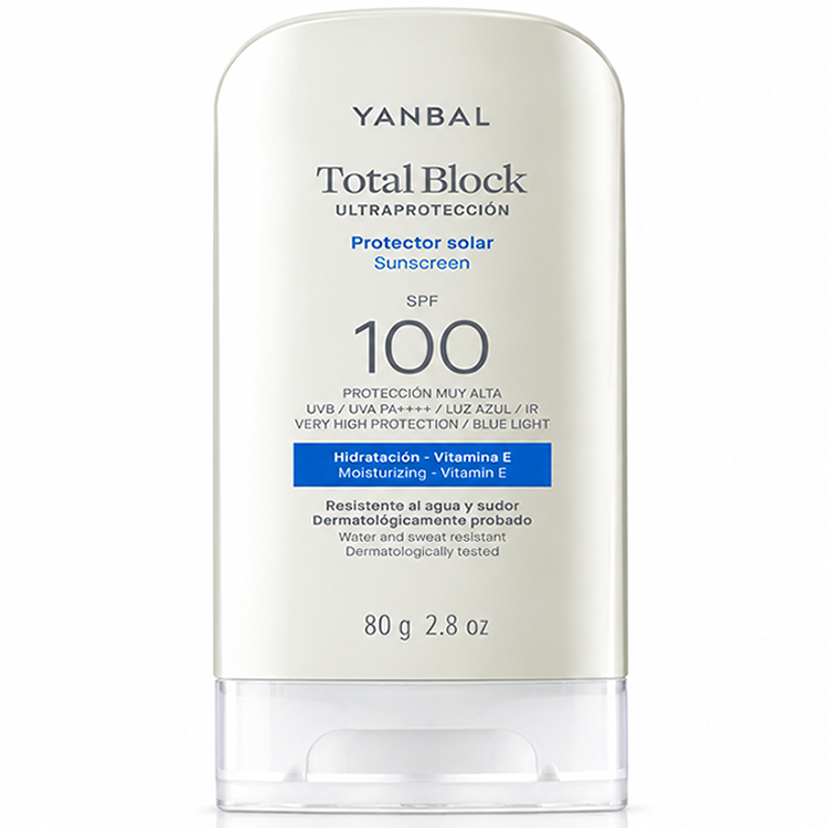 PROTECTOR SOLAR UNIQUE YAMBAL TOTAL BLOCK SUNSCREEM SPF100 80G - 1