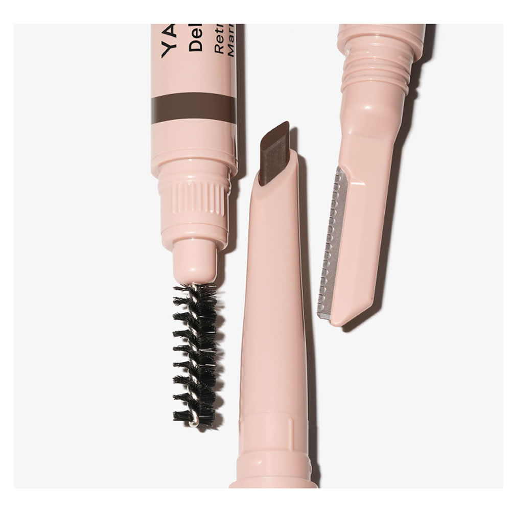 DELINEADOR RETRÁCTIL PARA CEJAS MARRÓN - 5