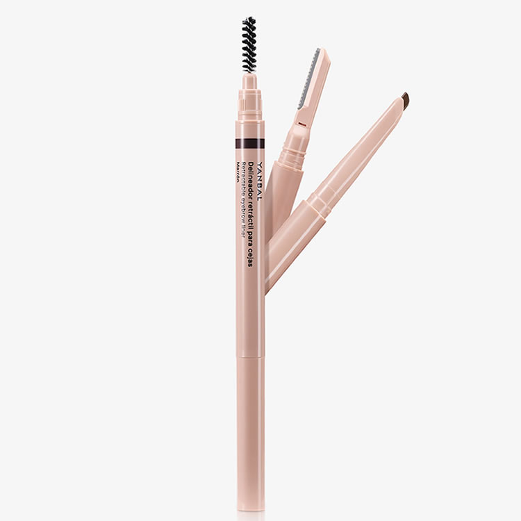 DELINEADOR RETRÁCTIL PARA CEJAS MARRÓN CENIZO - 1