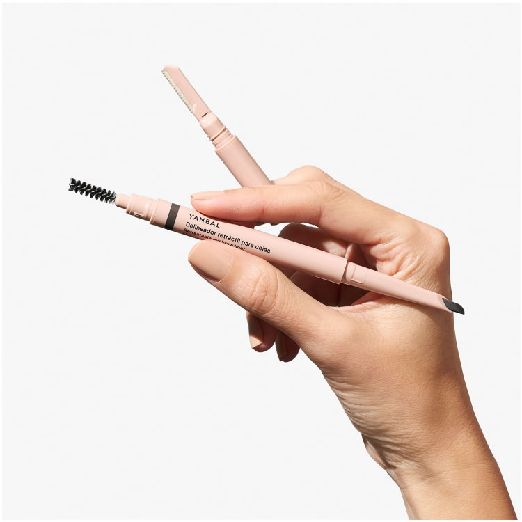 DELINEADOR RETRÁCTIL PARA CEJAS MARRÓN CENIZO - 4