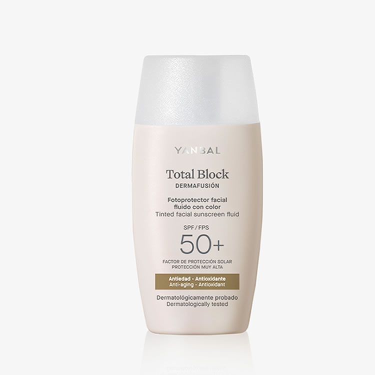 FOTOPROTECTOR FACIAL FLUIDO CON COLOR TOTALBLOCK DERMA SPF 50+ - 1