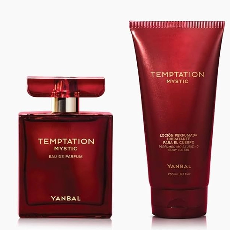 SET TEMPTATION MYSTIC PERFUME DE MUJER + LOCIÓN PERFUMADA - 1