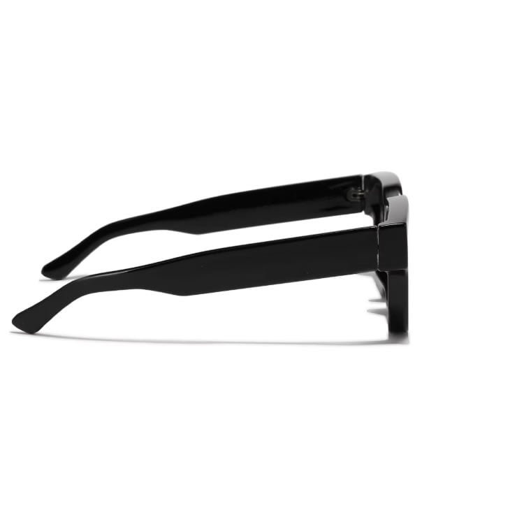 LENTES DE SOL CUADRADA TENDENCIA PERSONALIZADA ESTILO FEMENINO - NEGRO - 4