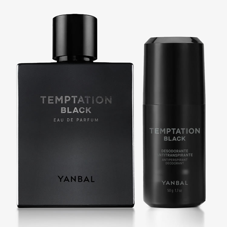 SET TEMPTATION BLACK EAU DE PARFUM + DESODORANTE PERFUMADO - 1